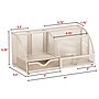 Staples 7-Compartment Metal Mesh Desk Organizer, Warm White (ST63827)~#|#~4E96686B-9C33-4D1D-B2F99F9C558F88A7_sc7
