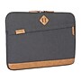 Targus Strata III 14" Polyester Laptop Sleeve, Gray/Brown (TBS93004GL)~#|#~4E9765B3-1866-4DD3-AF6BB21018F73A86_sc7