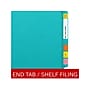 Medical Arts Press Heavy-Duty End Tab File Folder, Straight Cut, Letter-Size, Light Blue, 40/Box (S-09458-LBL)~#|#~4E977016-A9B6-4B68-94BA61F54A6F5713_sc7