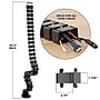 Mount-It! ABS Plastic Cable Organizer System, 50.5", Black (MI-7280)~#|#~4E989077-CC34-45FB-91C880F0BC1454E1_sc7