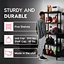 Iris 5-Shelf Plastic Shelving Unit, 63.6" x 23.9" x 11.8", Black (140039)~#|#~4E9AAE3A-B175-425D-A86769CC7A4569A0_sc7