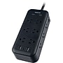 Philips 12-Outlet 3-USB Port Surge Protector, 8', 3120 Joules, Black (SPP3145B/37)~#|#~4E9B2059-487B-420A-919ADADD3BE92D33_sc7