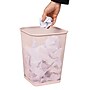 Mind Reader Metal Trash Can Without Lid, 5 Gallon, Pink, 2/Pack (2SQUAGA-PNK)~#|#~4E9EEE6D-49FC-4FB5-99937217E76A1EAD_sc7