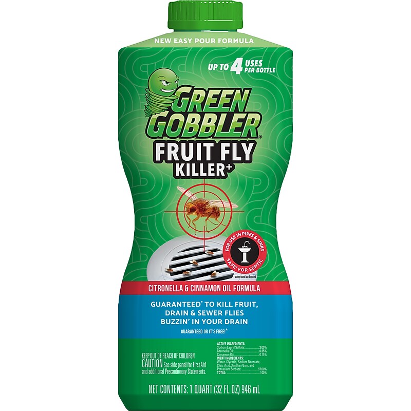 Green Gobbler Fruit Fly Killer, 32 oz. (G8732J) image 1