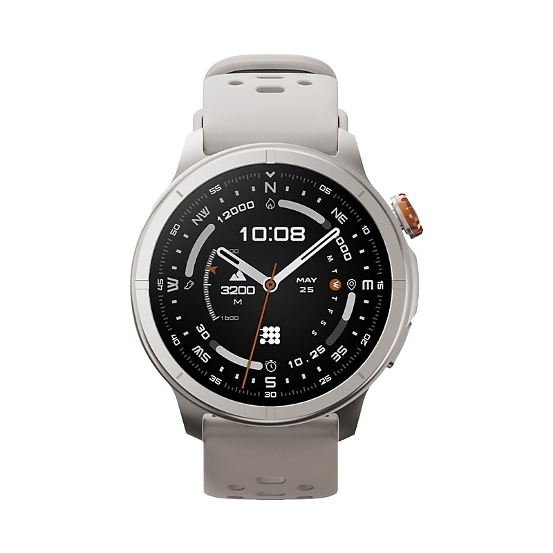 Cubitt AURA Pro 2 Smart Watch, GPS, 37.59mm, Light Gray, Silicone Band (CT-AURAP2-8) image 1