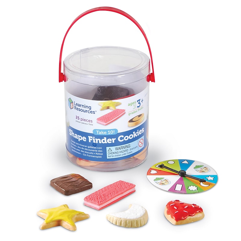 Learning Resources Take 10 Shape Finder Cookies (LER9444-D) image 1