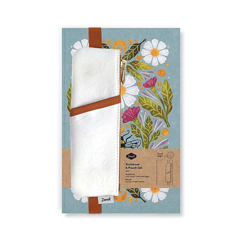 Denik Honeybee Tea 1-Subject Composition Notebook, College Ruled, Multicolor (NBPOUCHSET1782L) image 1