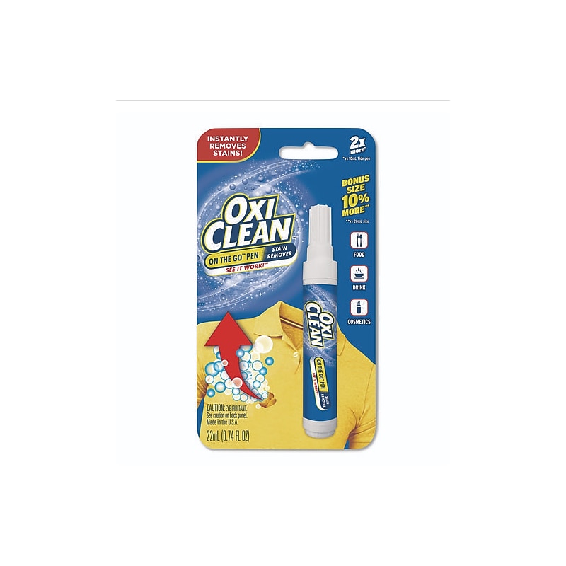 OxiClean On-the-Go Laundry Stain Remover Pen, Unscented, 22 mL (CDC8057523564EA) image 1