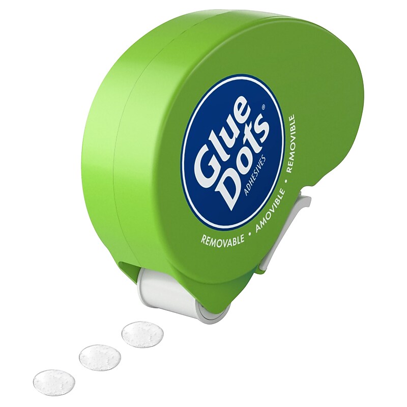 Dot N Go Removable Adhesive Dots, Clear, 6/Pack (GD119) image 1
