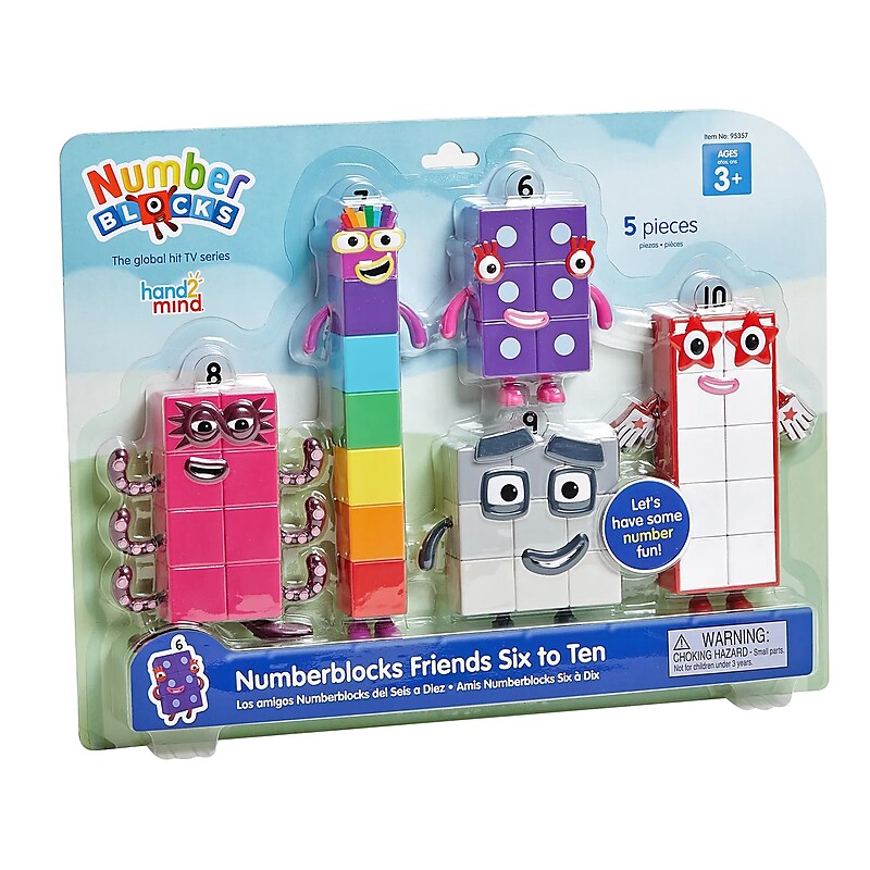 hand2mind Numberblocks Friends Six to Ten Figure Pack (95357) image 1