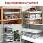 Staples 12 Qt. Latch Lid Storage Bin, Clear (TR58304)~#|#~4EB50315-F1E2-4C6B-88AB0C82D0C82C37_sc7