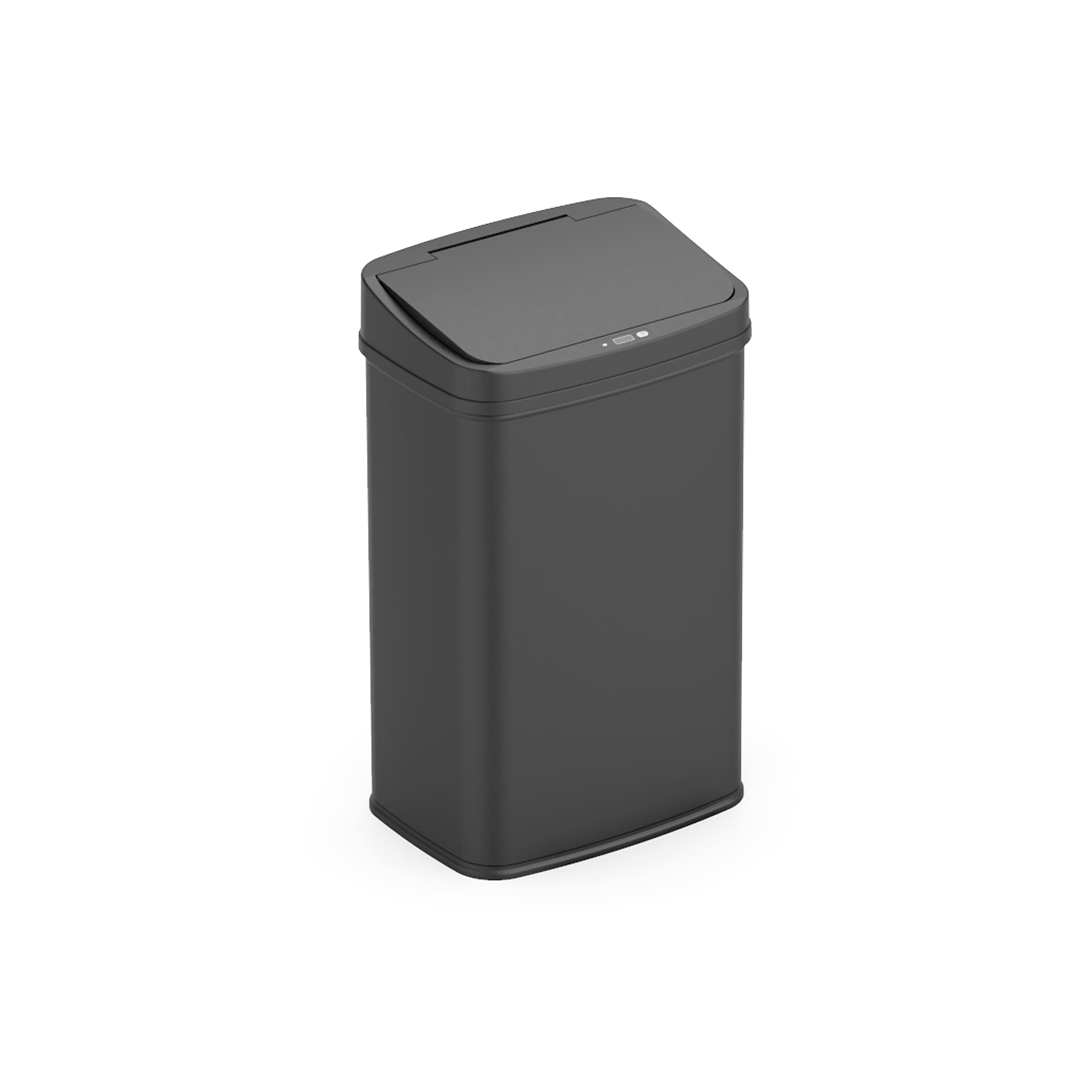 Nine Stars Stainless Steel Motion Sensor Trash Can, 13.2 Gallon, Black (DZT-50-28BSS) Sansujyuku sansujyuku.com