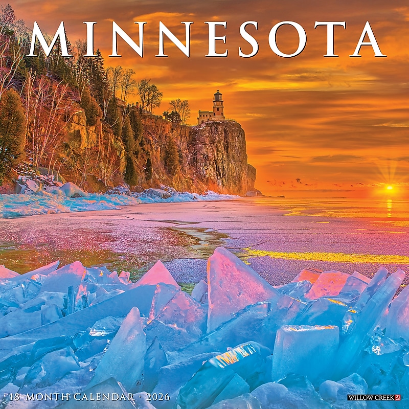 2026 Willow Creek Minnesota 12" x 12" Monthly Wall Calendar (51948) image 1