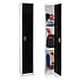 AdirOffice 72'' Single Tier Black Storage Locker, 4/Pack (629-201-BLK-4PK)~#|#~4EBC6EA9-8033-4E98-B28AB4C7E700D341_sc7