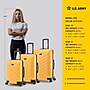 US Army FOX 3-Piece Hardside Spinner Carry-On Luggage Set, TSA Checkpoint Friendly, Mustard (USLFOXSML-MUS)~#|#~4EC17F6F-9B6F-405C-9C3060BE0576C74C_sc7