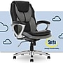 Serta Amplify Ergonomic Faux Leather Swivel Executive Chair, Gray (43673A)~#|#~4EC28CC9-C746-4740-A8E68FF30A94B7E7_sc7