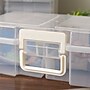 Iris Hinged Storage Bin with Photo Cases, Plastic, Clear, 2/Pack (500050)~#|#~4ECB19D5-D05E-4C84-ABCBCE2458B2DB06_sc7