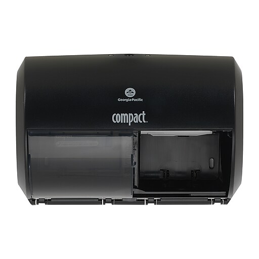 Compact 2-Roll Side-by-Side Coreless Toilet Paper Dispenser by GP