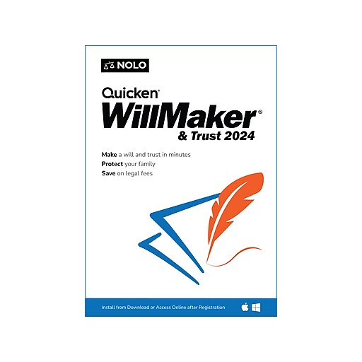 Quicken WillMaker & Trust 2025 for 1 User, macOS, Download (ESDWMM4