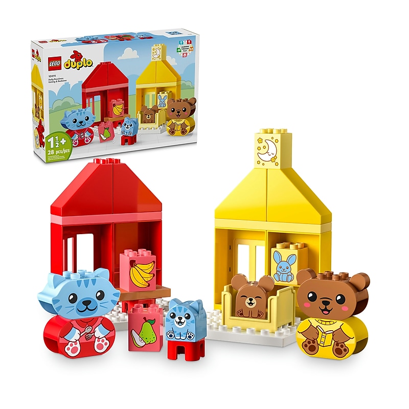 LEGO DUPLO My First Daily Routines: Eating & Bedtime, 28 Pieces (10414) image 1
