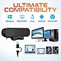 Delton P150 Clip-On 10-Watt Computer Speaker, USB-A, Black (DSP150C-U)~#|#~4ED76559-0FEE-4119-AC32D09154B9D926_sc7