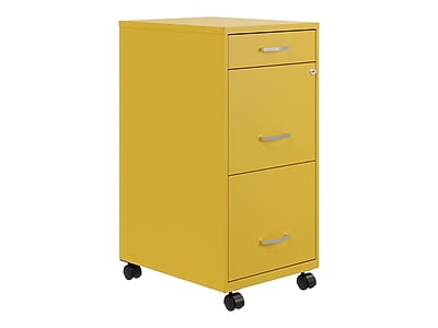 SOHO Organizer 3-Drawer Mobile Vertical File Cabinet