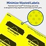 Avery Laser/Inkjet Rectangle Scalloped Multipurpose Labels, 2" x 3", Neon Yellow, 160/Pack (94267)~#|#~4EDB1911-A9CF-4A26-96305F4EAFBD53AC_sc7