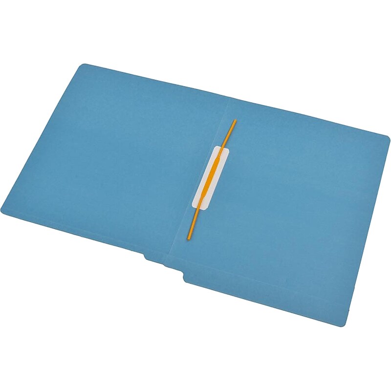 Medical Arts Press Reinforced End Tab File Folder, Straight Cut, Letter-Size, Blue, 50/Box (S-09167-BLU) image 1