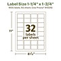 Avery EcoFriendly Rectangle Multipurpose Labels, 1-1/4" x 1-3/4", White, 1600/Box (94226)~#|#~4EDF3C5D-6A39-4C93-86E767658CB16D59_sc7