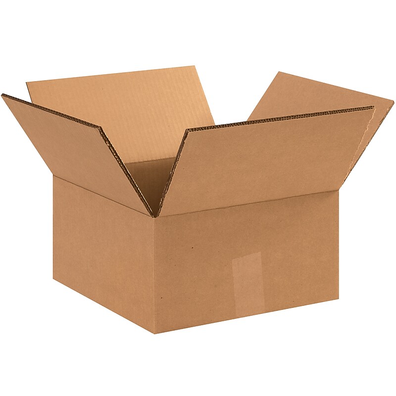 14" x 14" x 8" Heavy Duty Shipping Boxes, 48 ECT, Double Wall, 15/Bundle (HD14148DW) image 1