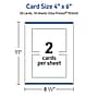 Avery Integrated Cards, 4" x 6", Glossy White, 20/Pack (95344)~#|#~4EE39C6D-BC3D-4E20-944B49264F687507_sc7