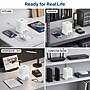 Uncaged Ergonomics Wireless Cube Power Strip with 15W Wireless Charger, 4 AC Outlets, 4 USB Ports, 10' Cord, White (WC-10-W)~#|#~4EE681F3-5426-4F6C-936B7709DCE4E952_sc7