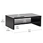 Mind Reader Monitor Stand with Phone Slot and Storage Shelf, Desktop Riser, Up to 88 lbs., Black (MDFSLOT-BLK)~#|#~4EED4B5C-055C-42BE-BE9935A602BC1E54_sc7