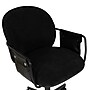 Linon Home Decor Products Karri Armless Polyester Swivel Computer and Desk Chair, Black (178538BLK01U)~#|#~4EF0EAED-FDC6-4E07-87DC3FFFF48C9533_sc7