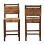 bali & pari Cordoba Bohemian Natural Seagrass Counter Stool, Natural Seagrass/Teak, 2/Set (249-2P-13843-HT)~#|#~4EF2AFB6-5B00-420C-9C212C077BA5E7C1_sc7