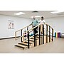 Viva Comfort Wood Physical Therapy Non-Slip Convertible Staircase with Safety Handles, 500 lb Capacity, Oak (ADIME906-02-30)~#|#~4EF5BD25-42DB-458E-AA67D464B8B0B10D_sc7
