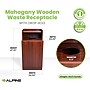 Alpine Industries Food Service Trash Can Enclosure, 32 Gallon, Mahogany (ALP476-DH-MA)~#|#~4EF7CDF1-3A38-446F-B942F063FD752577_sc7