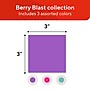 Staples Pop-up Sticky Notes, 3" x 3", Berry Blast Collection, 100 Sheets/Pad, 12 Pads/Pack (52225)~#|#~4F047BC6-CB64-44E9-B1249996A41C0649_sc7