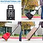 Mount-It! Folding Luggage Cart and Dolly, Holds Up to 77 lbs. Capacity, Black/Yellow (MI-912)~#|#~4F0A7954-06A2-46D6-A7C2BC6AF8FC2189_sc7