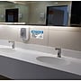 Cosco NOTICE: Employees Must Wash Hands Before Returning to Work Indoor Sign, 9" x 6", Blue/White (098606)~#|#~4F0B2C55-BB5C-454D-86F3530A017EE4D9_sc7
