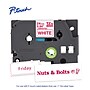 Brother P-touch Laminated Label Tape, ~1" x 26.2, Red on White (TZe252)~#|#~4F0C9FA0-6077-4492-97A4793E27E9B2CD_sc7