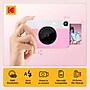 Kodak Printomatic Instant Print Camera Bundle with Blue Case & 20-Pack Zink Photo Paper, Pink~#|#~4F0DBAA6-8A19-4905-B76F7E7B31F3A0A5_sc7