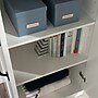 Sauder HomePlus 71"H Storage Cabinet with 4 Shelves, Soft White (430336)~#|#~4F1360D1-3D4C-4DFE-9CA0B909B4B4B66A_sc7