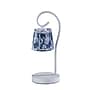 Simplee Adesso Perry Candlewarmer 14.5" Halogen Table Lamp, White/Blue Floral (SL1194-02)~#|#~4F15DC05-C2DB-429F-904B8E42957DA0D6_sc7