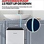Honeywell Energy Star 50-Pint Portable Dehumidifier, 2 Speed, Covers up to 4,000 sq. ft., White (TPFIT50PWK)~#|#~4F1650EF-7122-4984-B51B8BD137FD557B_sc7