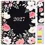 2027 Excello Brands 9" x 11" Weekly & Monthly Standard Planner, Paperboard Cover, Black Floral Pink (FSHN-CY27-8511-06)~#|#~4F1DBE1C-5DCF-4E18-AE482BB520D2C4B5_sc7