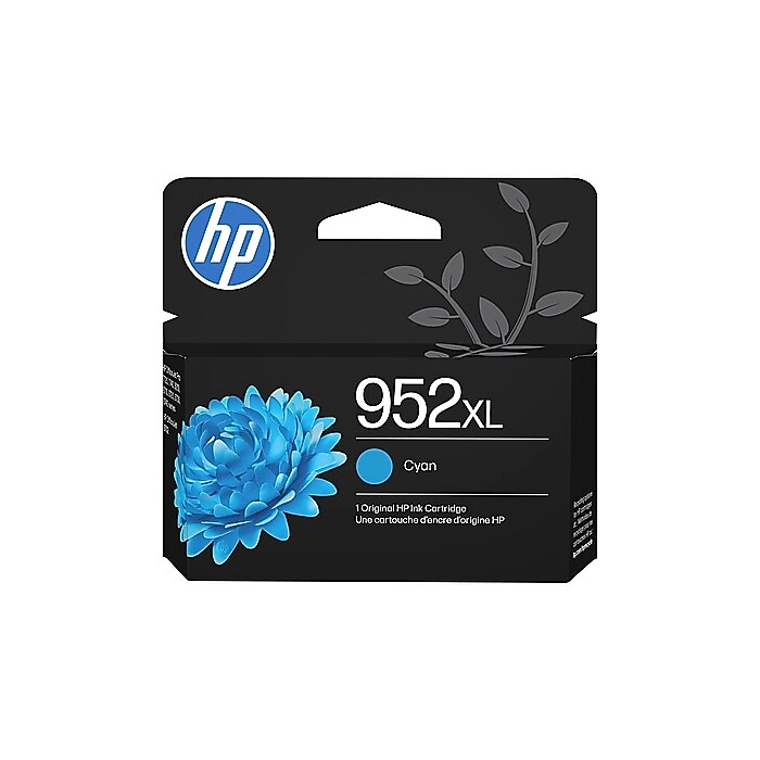 HP 952XL Cyan High Yield Ink Cartridge, Works with OfficeJet 8702