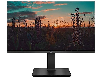 LG 24" FHD IPS 60Hz Monitor, Height Adjustable, Black (24BP450Y-I)
