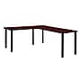 Regency Kee 72" L-Desk with 42" Return, Mahogany/Black (ML722442MHBPBK)~#|#~4F29CDF0-6BA6-4328-86358C07BFD0AB51_sc7