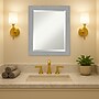 Amanti Art Brushed Nickel Frame Wall Mirror, 23.5" x 19.5" (A42674593052)~#|#~4F2A9C9F-FD81-488B-830DFF04208F56D3_sc7